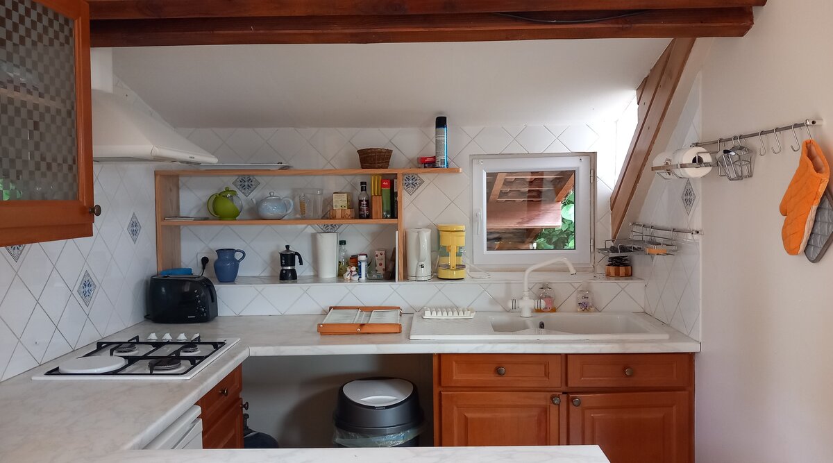 Intérieur de la cuisine de la Haute Paponie